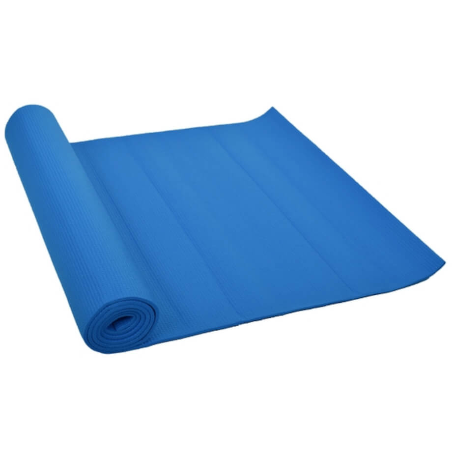 6mm Yoga & Exercise Mat Sky Blue Open